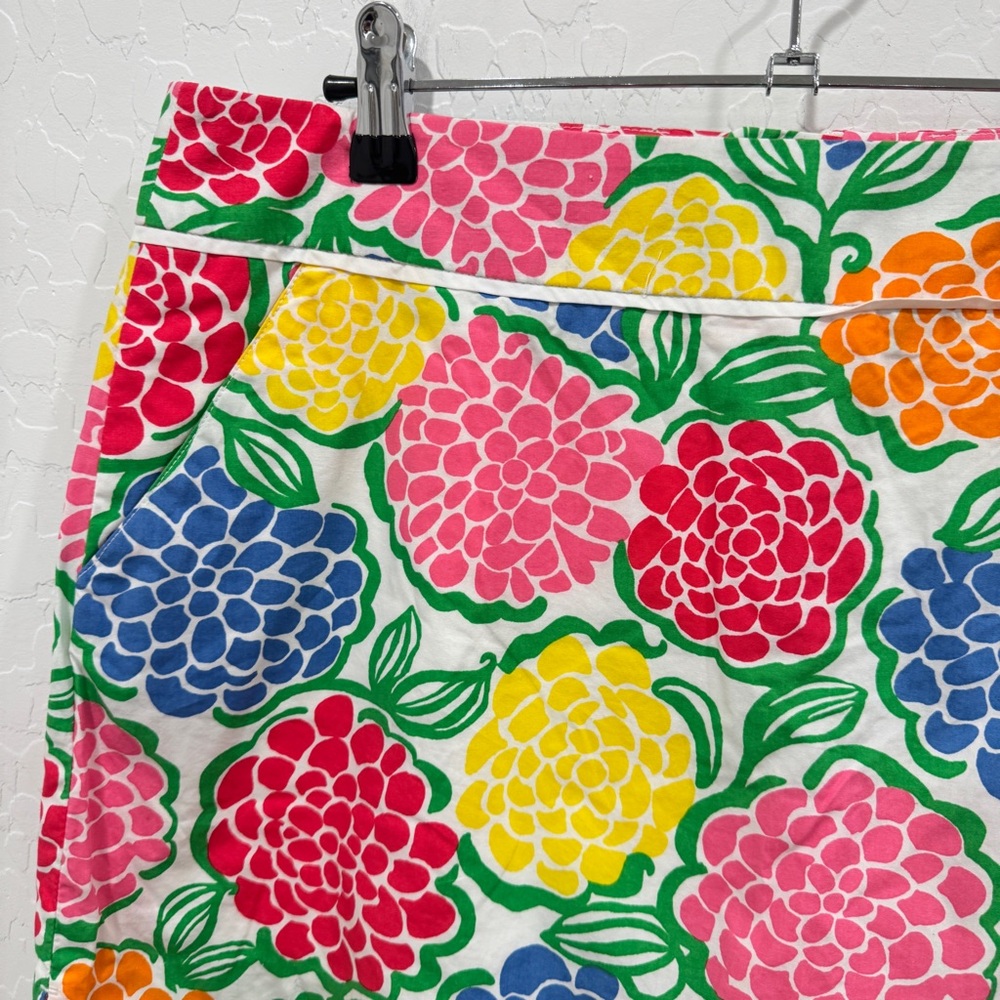 Lilly Pulitzer Colorful Floral Athletic Skort Womens 10 Mini Hydrangea Golf - Picture 3 of 7